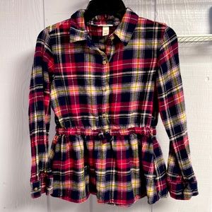 A plaid shirt